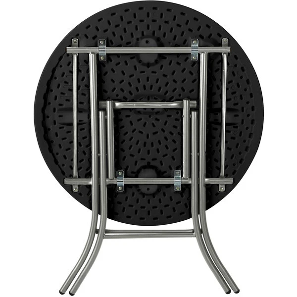 Lifetime 80351 33" Black Round Folding Table 2 Lifetime 80351 33" Black Round Folding Table - Image 2