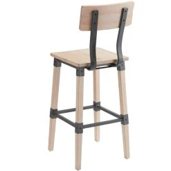 Lancaster Table & Seating Rustic Industrial Bar Height Chair With White Wash Finish 6 Lancaster Table & Seating Rustic Industrial Bar Height Chair With White Wash Finish -Zown Shop 1929144