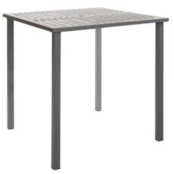 BFM Seating Daytona 32" X 32" Bar Height Table With Umbrella Hole