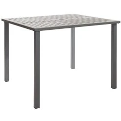 BFM Seating Daytona 32" X 48" Dining Table With Umbrella Hole
