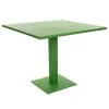 BFM Seating Beachcomber-Margate 24" X 32" Lime Aluminum Dining Height Outdoor / Indoor Table With Square Base