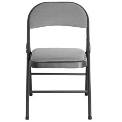 Lancaster Table & Seating Dark Grey Fabric Folding Chair With Padded Seat 8 Lancaster Table & Seating Dark Grey Fabric Folding Chair With Padded Seat -Zown Shop 1961949