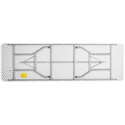Choice 96" X 30" White Plastic Folding Table 5 Choice 96" X 30" White Plastic Folding Table -Zown Shop 1967330