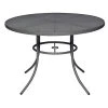 Wabash Valley SU2I38P Sullivan 36" Round Portable Powder Coated Steel Mesh Outdoor Umbrella Table