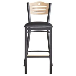 Lancaster Table & Seating Natural Finish Bar Height Bistro Chair With 2" Padded Seat 9 Lancaster Table & Seating Natural Finish Bar Height Bistro Chair With 2" Padded Seat -Zown Shop 2065835