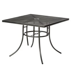 Wabash Valley SU2038P Sullivan 24" X 30" Rectangular Portable Powder Coated Steel Mesh Outdoor Umbrella Table