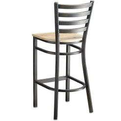 Lancaster Table & Seating Distressed Copper Finish Ladder Back Bar Stool With Driftwood Seat 7 Lancaster Table & Seating Distressed Copper Finish Ladder Back Bar Stool With Driftwood Seat -Zown Shop 2088416