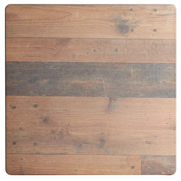 LT&S Excalibur Lancaster Table & Seating Excalibur 23 5/8" X 23 5/8" Square Bar Height Table With Textured Farmhouse Finish And Cross Base Plate 3 LT&S Excalibur Lancaster Table & Seating Excalibur 23 5/8" X 23 5/8" Square Bar Height Table With Textured Farmhouse Finish And Cross Base Plate - Image 3