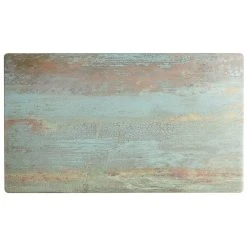 LT&S Excalibur Lancaster Table & Seating Excalibur 27 1/2" X 47 3/16" Rectangular Dining Height Table With Textured Canyon Painted Metal Finish And Cross Base Plate -Zown Shop 2104237