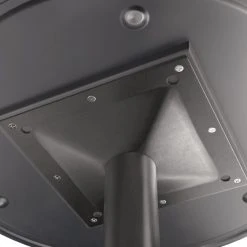 LT&S Excalibur Lancaster Table & Seating Excalibur 31 1/2" Round Bar Height Table With Textured Toscano Finish And Cross Base Plate -Zown Shop 2119819