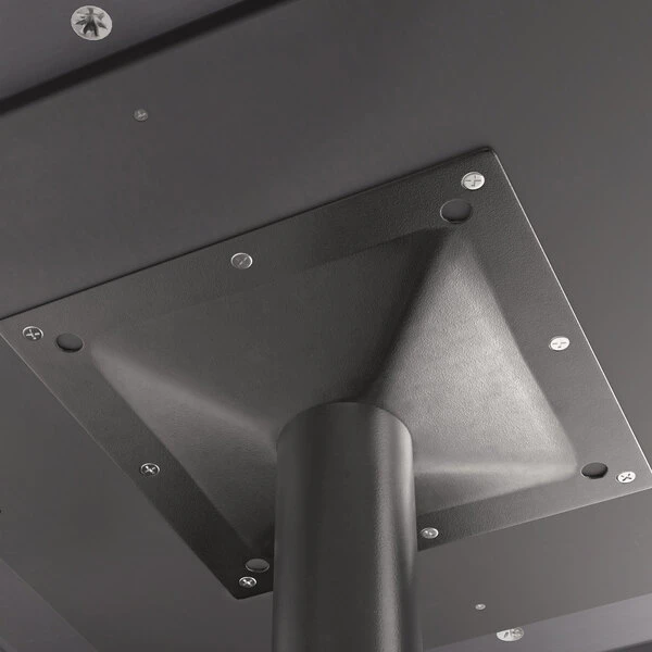 LT&S Excalibur Lancaster Table & Seating Excalibur 27 1/2" X 27 1/2" Square Bar Height Table With Textured Yukon Oak Finish And Cross Base Plate 4 LT&S Excalibur Lancaster Table & Seating Excalibur 27 1/2" X 27 1/2" Square Bar Height Table With Textured Yukon Oak Finish And Cross Base Plate - Image 4