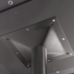 LT&S Excalibur Lancaster Table & Seating Excalibur 27 1/2" X 27 1/2" Square Dining Height Table With Smooth Paladina Finish And Cross Base Plate -Zown Shop 2119916