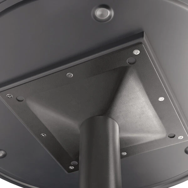 LT&S Excalibur Lancaster Table & Seating Excalibur 31 1/2" Round Dining Height Table With Textured Farmhouse Finish And Cross Base Plate 4 LT&S Excalibur Lancaster Table & Seating Excalibur 31 1/2" Round Dining Height Table With Textured Farmhouse Finish And Cross Base Plate - Image 4