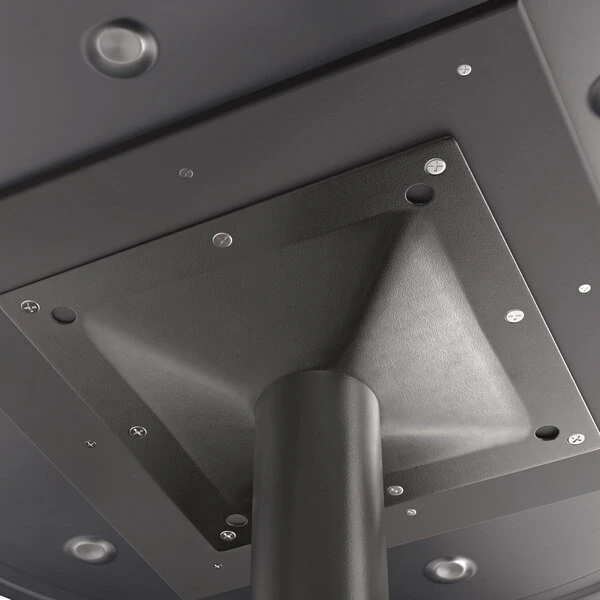 LT&S Excalibur Lancaster Table & Seating Excalibur 36" Round Dining Height Table With Smooth Letizia Finish And Cross Base Plate 4 LT&S Excalibur Lancaster Table & Seating Excalibur 36" Round Dining Height Table With Smooth Letizia Finish And Cross Base Plate - Image 4