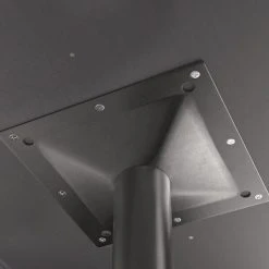 LT&S Excalibur Lancaster Table & Seating Excalibur 27 1/2" X 47 3/16" Rectangular Dining Height Table With Textured Canyon Painted Metal Finish And Cross Base Plate -Zown Shop 2121908