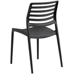 Lancaster Table & Seating Allegro Black Resin Side Chair -Zown Shop 2125076