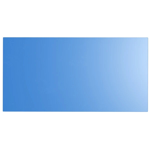 LT&S Alloy Series Lancaster Table & Seating Alloy Series 63" X 32" Blue Dining Height Outdoor Table With 6 Industrial Cafe Chairs 5 LT&S Alloy Series Lancaster Table & Seating Alloy Series 63" X 32" Blue Dining Height Outdoor Table With 6 Industrial Cafe Chairs - Image 5