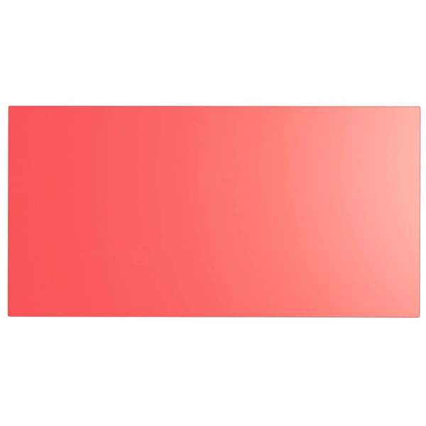 LT&S Alloy Series Lancaster Table & Seating Alloy Series 63" X 32" Red Dining Height Outdoor Table With 6 Industrial Cafe Chairs 5 LT&S Alloy Series Lancaster Table & Seating Alloy Series 63" X 32" Red Dining Height Outdoor Table With 6 Industrial Cafe Chairs - Image 5