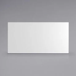 LT&S Alloy Series Lancaster Table & Seating Alloy Series 63" X 32" Rectangle White Dining Height Outdoor Table With 6 Industrial Cafe Chairs -Zown Shop 2135624