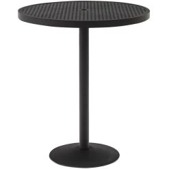 Wabash Valley HAAI71P Hanna Collection 36" Round Square-Perforated Portable Pedestal Bar Table