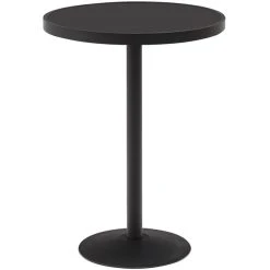 Wabash Valley HAAJ77P Hanna Collection 30" Round Solid Portable Pedestal Bar Table