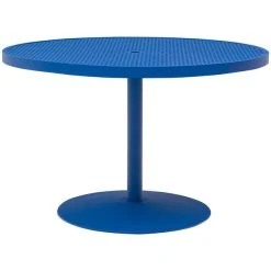 Wabash Valley HA2G71P Hanna Collection 48" Round Square-Perforated Portable Pedestal Table