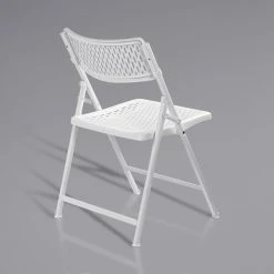 National Public Seating 1421 AirFlex White Polypropylene Premium Folding Chair 9 National Public Seating 1421 AirFlex White Polypropylene Premium Folding Chair -Zown Shop 2140023