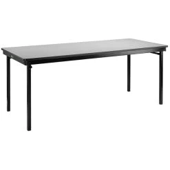 National Public Seating MSFT3072LPEB Max Seating 30" X 72" Folding Table With Light Plywood Top And Edge Banding