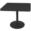 Wabash Valley HA2O71P Hanna Collection 30" X 24" Rectangular Square-Perforated Portable Pedestal Table