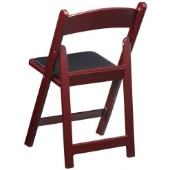 Lancaster Table & Seating Mahogany Resin Folding Chair With Vinyl Seat 7 Lancaster Table & Seating Mahogany Resin Folding Chair With Vinyl Seat -Zown Shop 2173570