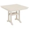 POLYWOOD Farmhouse Trestle 37" Sand Dining Height Table