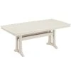 POLYWOOD Nautical Trestle 38" X 73" Sand Dining Height Table