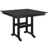 POLYWOOD Farmhouse 37" Black Dining Height Table