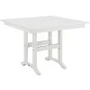 POLYWOOD Farmhouse 37" White Dining Height Table