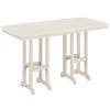 POLYWOOD Nautical 37" X 72" Sand Bar Height Table
