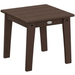 POLYWOOD Lakeside 18 1/4" Mahogany End Table