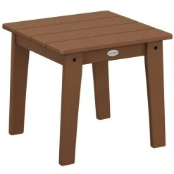 POLYWOOD Lakeside 18 1/4" Teak End Table