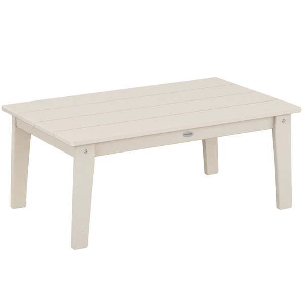 POLYWOOD Lakeside 36" X 22 5/16" Sand Coffee Table 1 POLYWOOD Lakeside 36" X 22 5/16" Sand Coffee Table