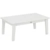 POLYWOOD Lakeside 36" X 22 5/16" White Coffee Table