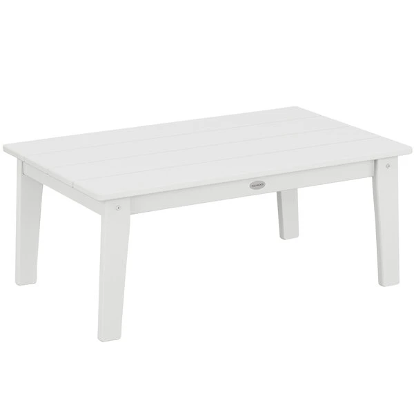 POLYWOOD Lakeside 36" X 22 5/16" White Coffee Table 1 POLYWOOD Lakeside 36" X 22 5/16" White Coffee Table