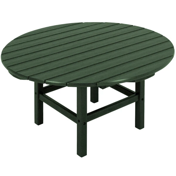 POLYWOOD 38" Green Round Conversation Table 1 POLYWOOD 38" Green Round Conversation Table
