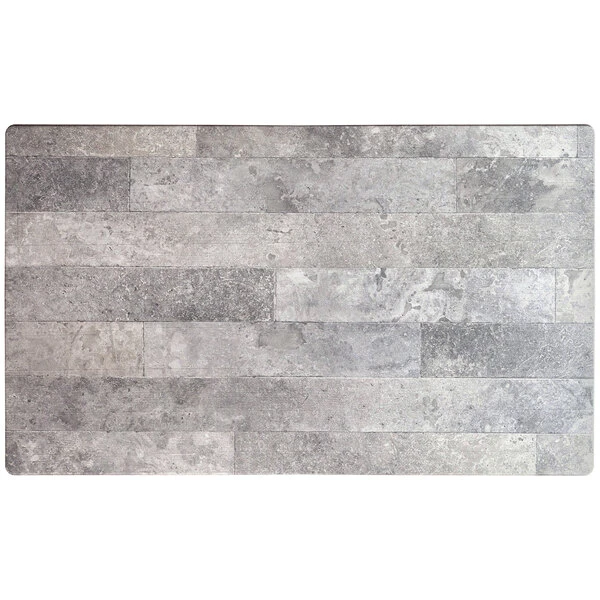 LT&S Excalibur Lancaster Table & Seating Excalibur 27 1/2" X 47 3/16" Rectangular Counter Height Table With Textured Toscano Finish And Two End Outdoor Base Plates 3 LT&S Excalibur Lancaster Table & Seating Excalibur 27 1/2" X 47 3/16" Rectangular Counter Height Table With Textured Toscano Finish And Two End Outdoor Base Plates - Image 3