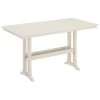 POLYWOOD Farmhouse Trestle 37" X 72" Sand Bar Height Table