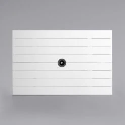 Lancaster Table & Seating 32" X 48" White Powder-Coated Aluminum Dining Height Outdoor Table With Umbrella Hole And 4 Side Chairs -Zown Shop 2200015