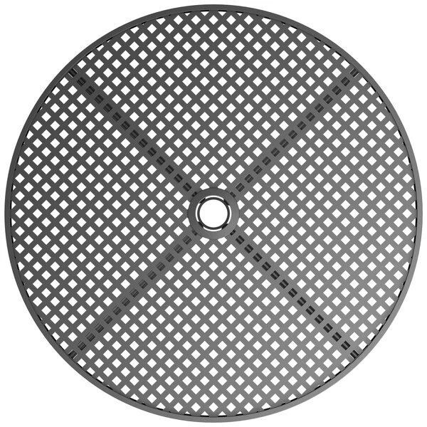 Lancaster Table & Seating Harbor Black 30" Round Outdoor Standard Height Table With Modern Legs 3 Lancaster Table & Seating Harbor Black 30" Round Outdoor Standard Height Table With Modern Legs - Image 3