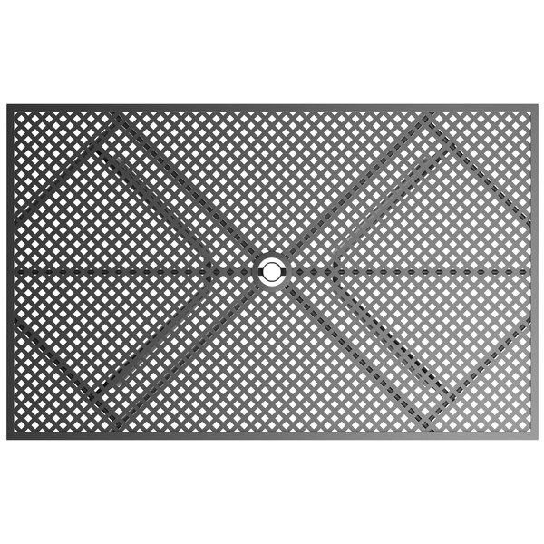 Lancaster Table & Seating Harbor Black 30" X 48" Rectangular Outdoor Standard Height Table With Modern Legs And 4 Side Chairs 4 Lancaster Table & Seating Harbor Black 30" X 48" Rectangular Outdoor Standard Height Table With Modern Legs And 4 Side Chairs - Image 4