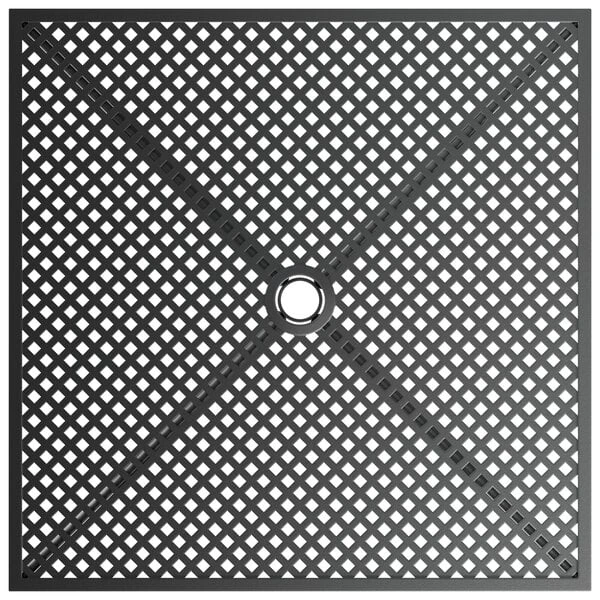 Lancaster Table & Seating Harbor Black 30" Square Outdoor Standard Height Table With Modern Legs And 2 Side Chairs 4 Lancaster Table & Seating Harbor Black 30" Square Outdoor Standard Height Table With Modern Legs And 2 Side Chairs - Image 4