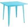 LT&S Alloy Series Lancaster Table & Seating Alloy Series 32" X 32" Arctic Blue Dining Height Outdoor Table