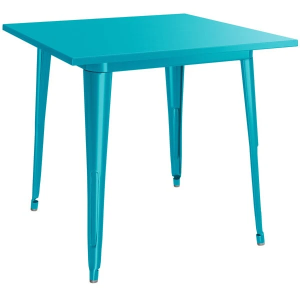 LT&S Alloy Series Lancaster Table & Seating Alloy Series 32" X 32" Teal Dining Height Outdoor Table 1 LT&S Alloy Series Lancaster Table & Seating Alloy Series 32" X 32" Teal Dining Height Outdoor Table