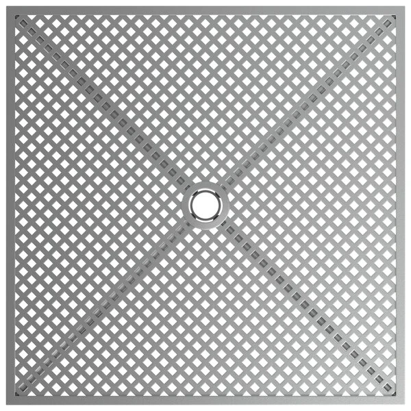 Lancaster Table & Seating Harbor Gray 30" Square Outdoor Standard Height Table With Modern Legs 3 Lancaster Table & Seating Harbor Gray 30" Square Outdoor Standard Height Table With Modern Legs - Image 3